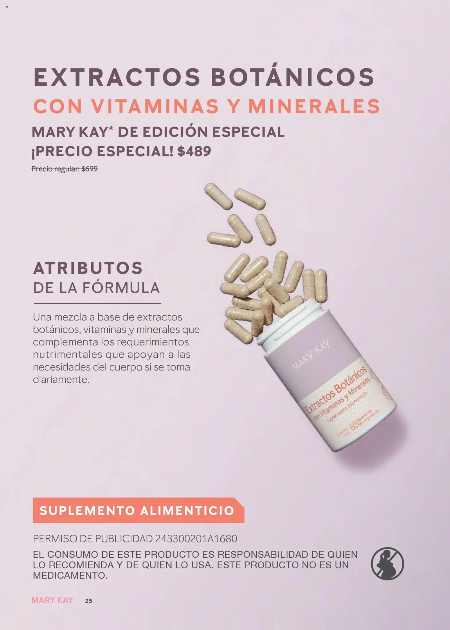 Nuevas ofertas de Mary Kay válidas en toda la República Mexicana desde el 01.11.2025. ¡Encuentra las mejores ofertas en Mary Kay catálogo! | Página: 25 | Productos: Vitaminas