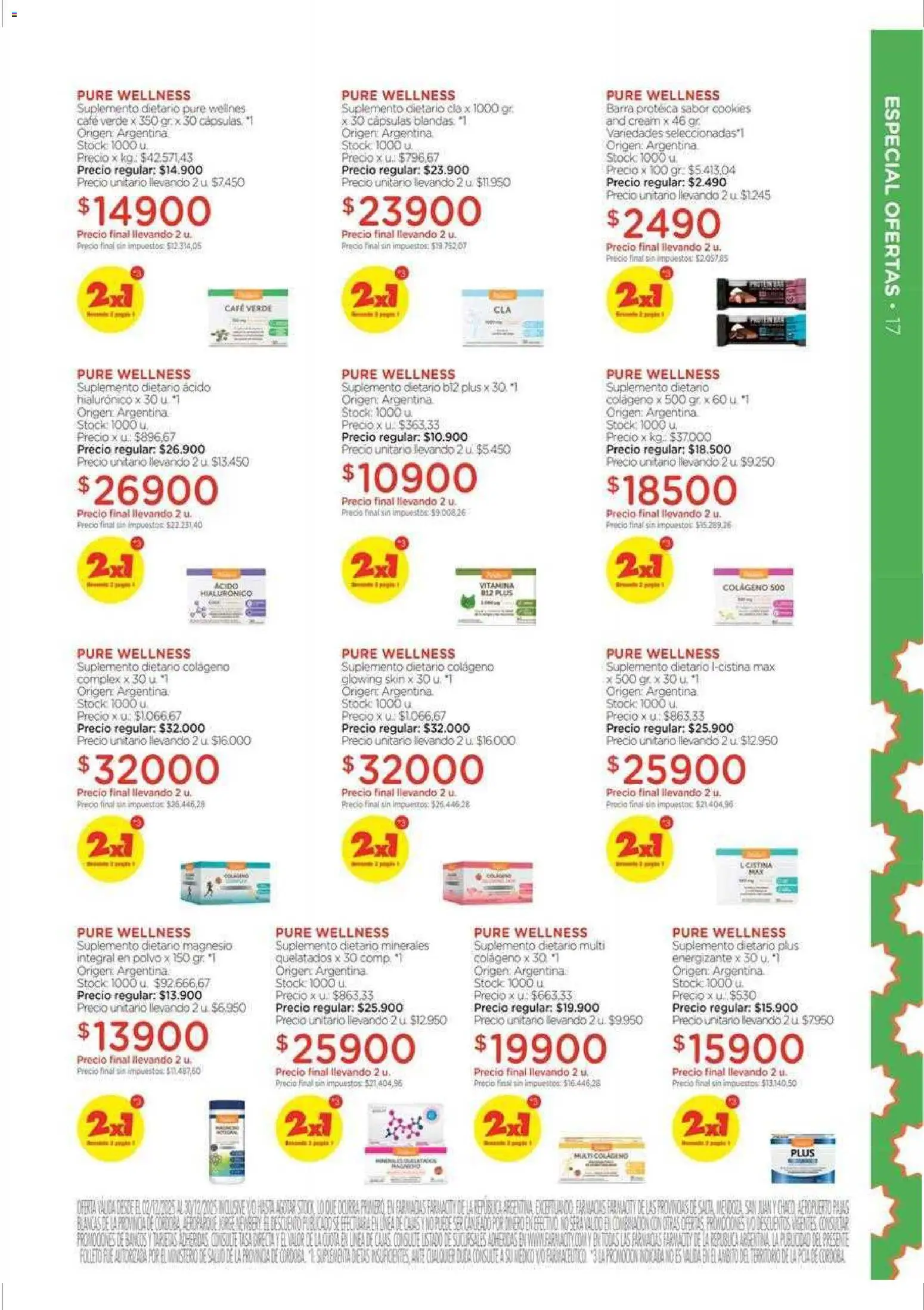 Farmacity catálogo │ válido desde el 02.12.2025 | Página: 17 | Productos: Suplemento dietario, Polvo, Café