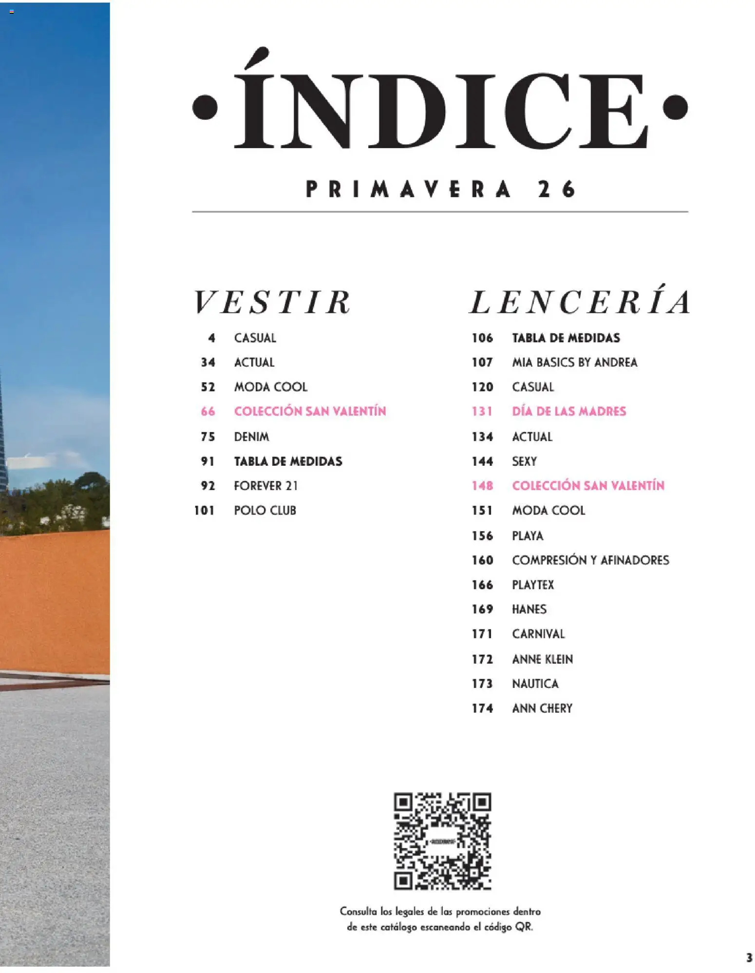 Nuevas ofertas de Andrea válidas en toda la República Mexicana desde el 25.01.2026. ¡Encuentra las mejores ofertas en Andrea catálogo Vestir! | Página: 3 | Productos: Lenceria