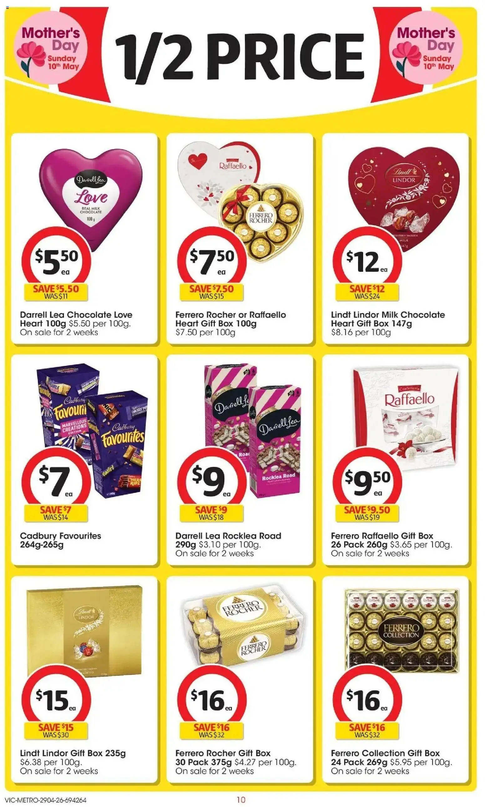 Deals catalogue - valid from 28.04.2026 | Page: 10 | Products: Box, Milk, Dairy, Chocolate