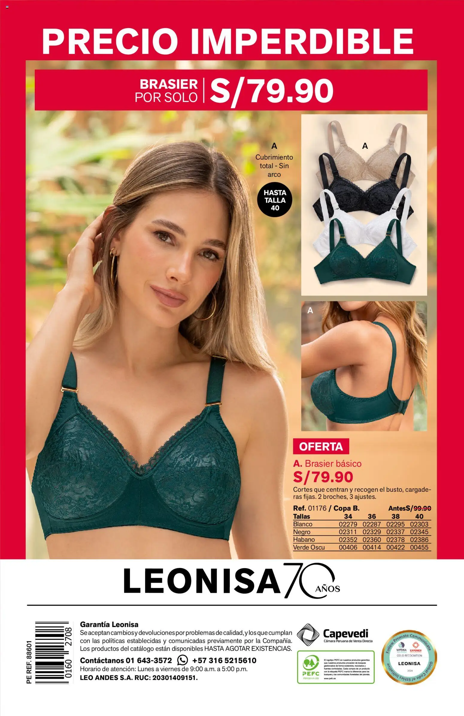 Catálogo Leonisa válido desde 27.04.2026 | Página: 140 | Productos: Cámara