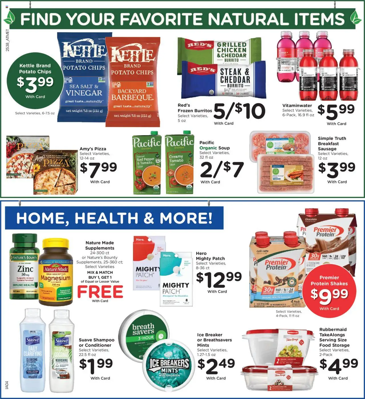 Kroger Weekly Ad - valid from 22.10.2025 | Page: 10 | Products: Pizza, Chips, Water, Salt