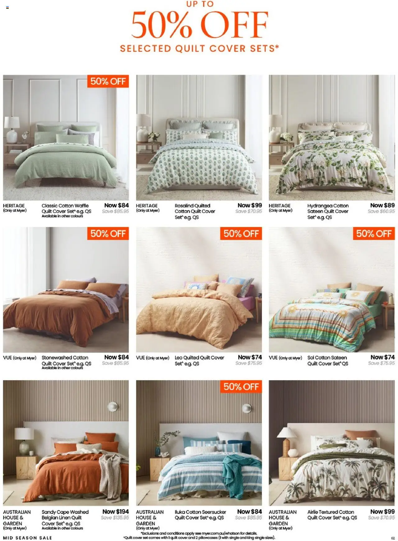 Myer catalogue - valid from 10.09.2025 | Page: 2 | Products: Linen