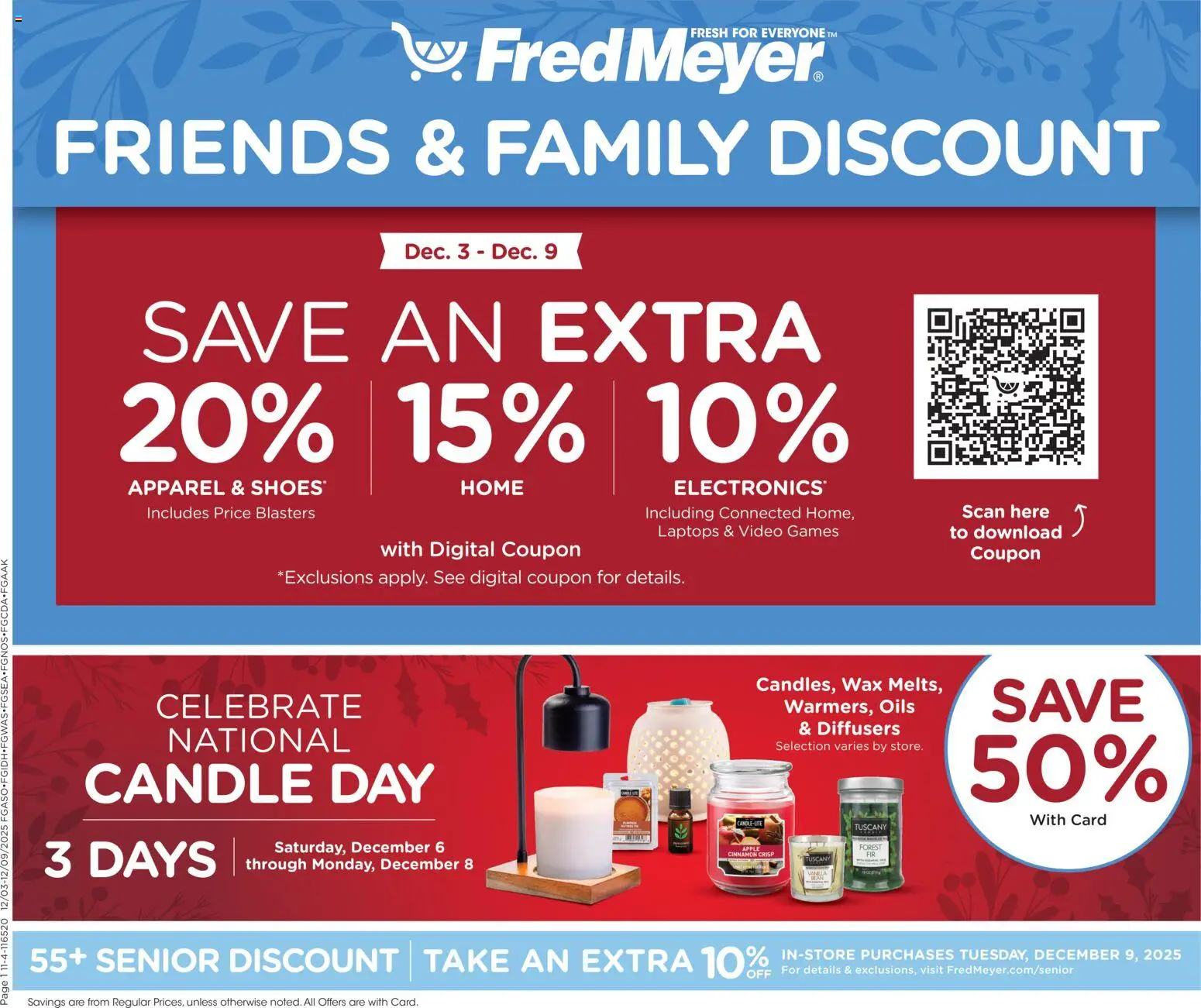 Fred Meyer Home & Apparel - valid from 03.12.2025 | Page: 1 | Products: Video, 2人掛けソファ