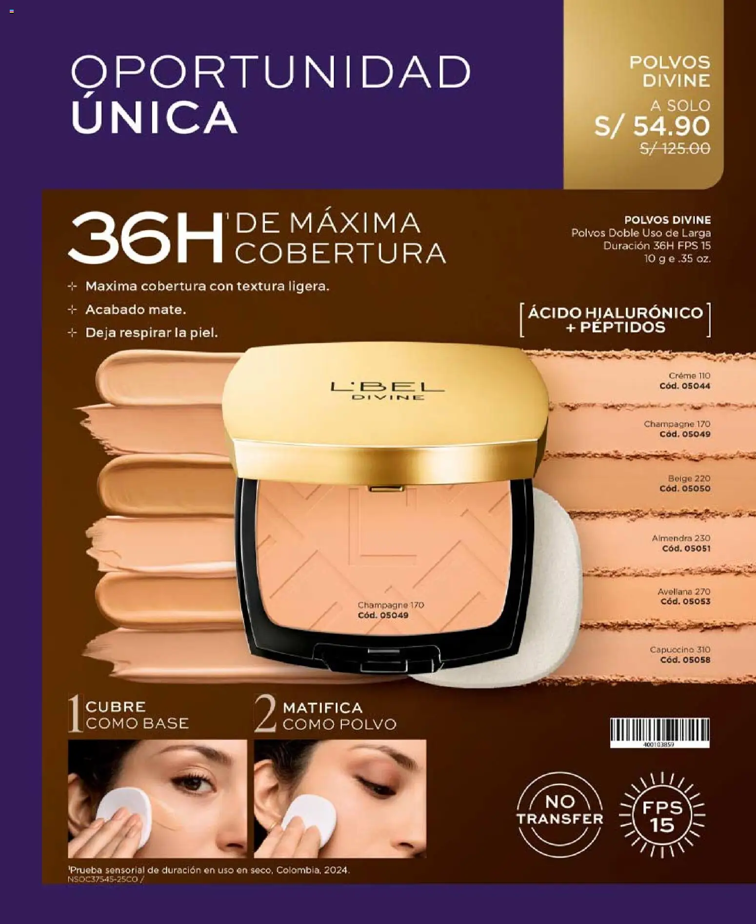 Catálogo L'Bel válido desde 04.04.2026 | Página: 100 | Productos: Polvo