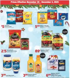 Preview of United Supermarkets weekly ads valid from 28.11.2025 | Page: 3 | Products: Juice, Tomatoes, Chips, Grill