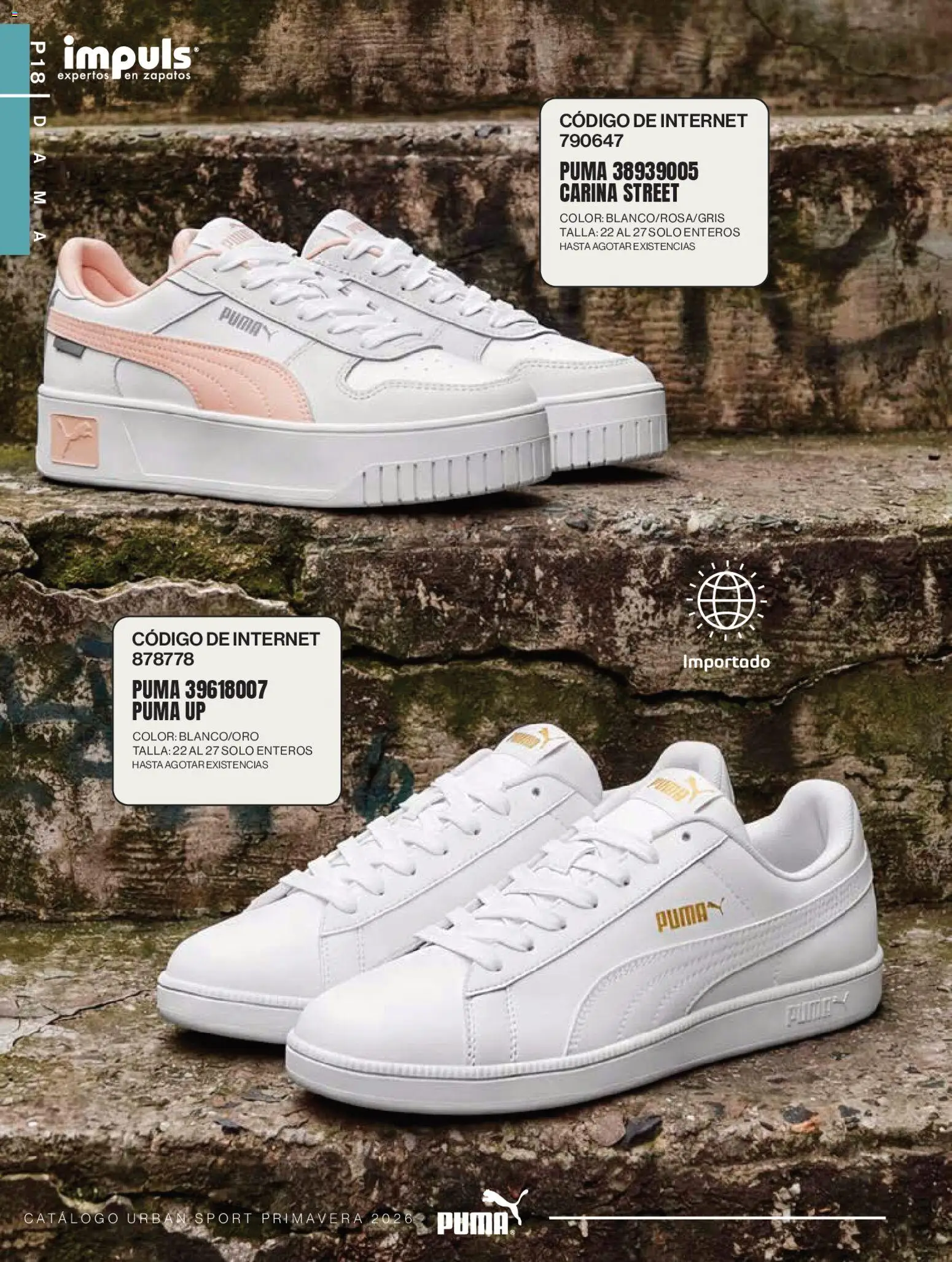 Nuevas ofertas de Impuls válidas en toda la República Mexicana desde el 01.03.2026. ¡Encuentra las mejores ofertas en Impuls catálogo Urban Sport! | Página: 20 | Productos: Zapatos