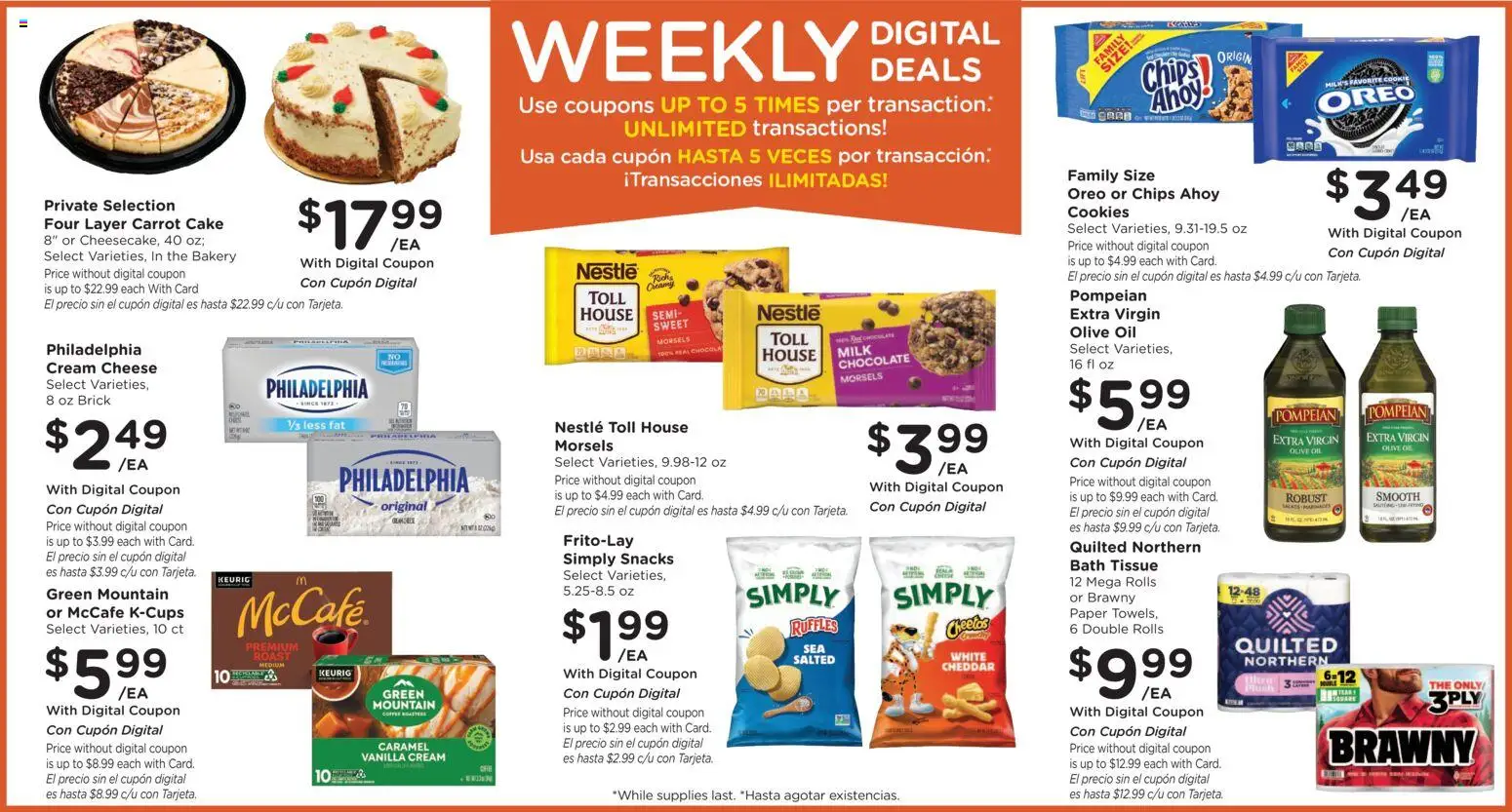 Ralphs Weekly Ad - valid from 01.04.2026 | Page: 3 | Products: Milk, Coffee, Chocolate, Cream
