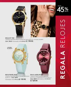 Vista previa de folleto Ésika catálogo - Campaña 7 de la Ésika válido desde 04.04.2026 | Página: 95 | Productos: Caja, Reloj