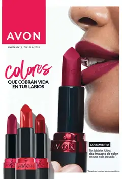 Vista previa de AVON campaña 4 2026, nuevo folleto de la tienda, válido en México a partir del 20.02.2026