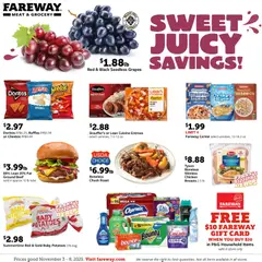 Preview of Fareway weekly ads valid from 03.11.2025