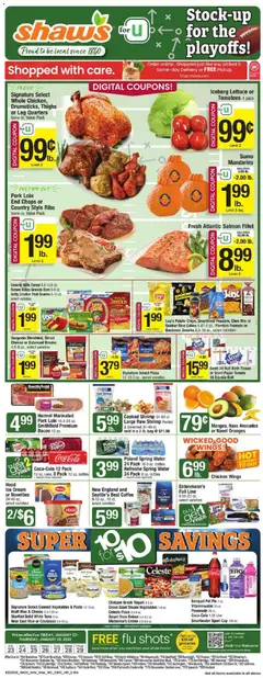 Preview of Shaw's weekly ads valid from 23.01.2026