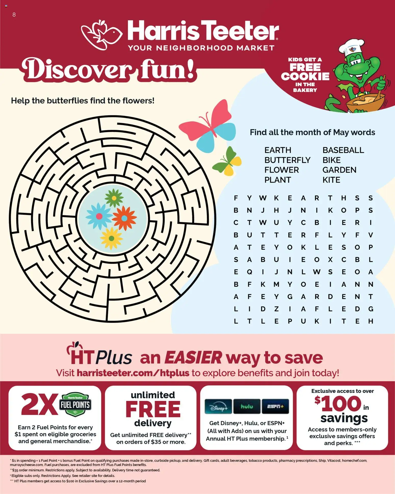 Harris Teeter Monthly Ad - valid from 22.04.2026 | Page: 8 | Products: Bakery