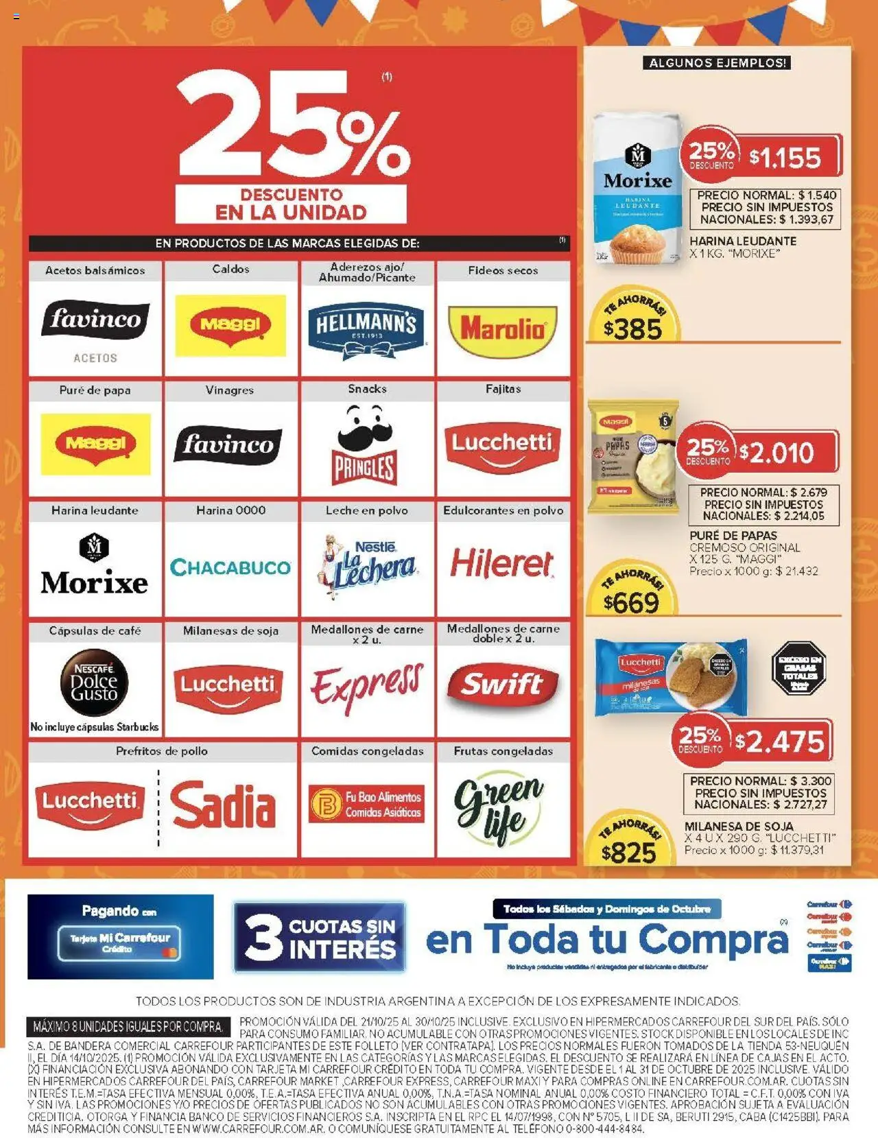 Carrefour ofertas - Comodoro │ válido desde el 21.10.2025 | Página: 7 | Productos: Teléfono, Pollo, Leche en polvo, Café