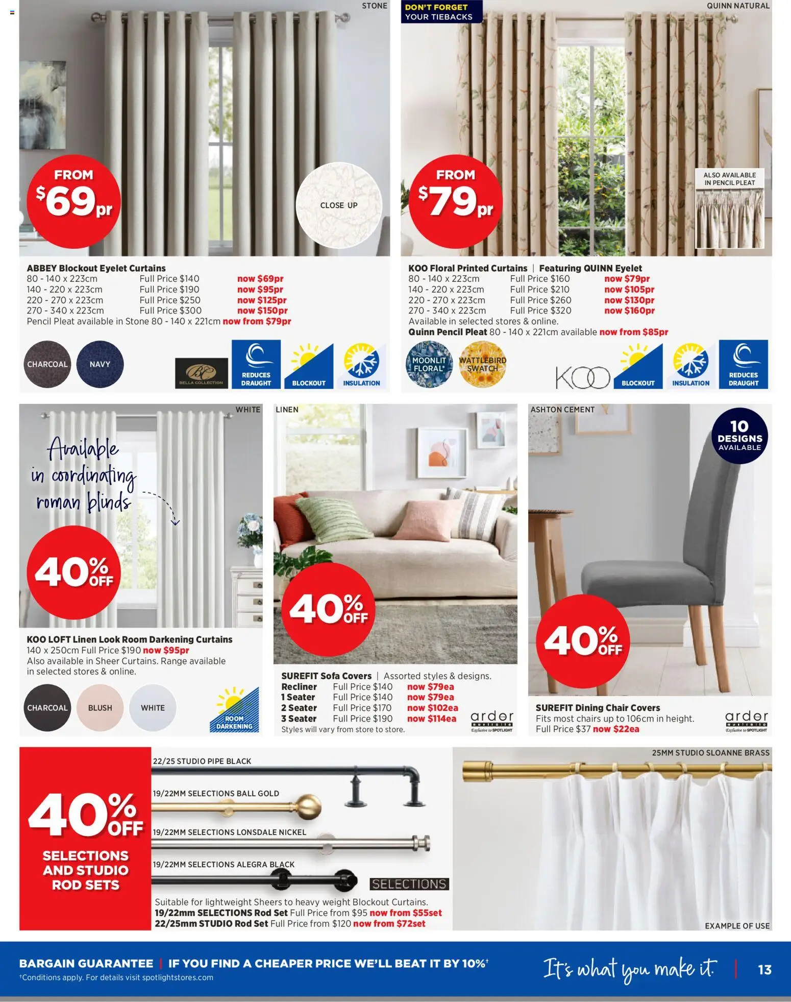 Spotlight catalogue - valid from 05.03.2026 | Page: 13 | Products: Sofa, Blush, Pencil, Weight