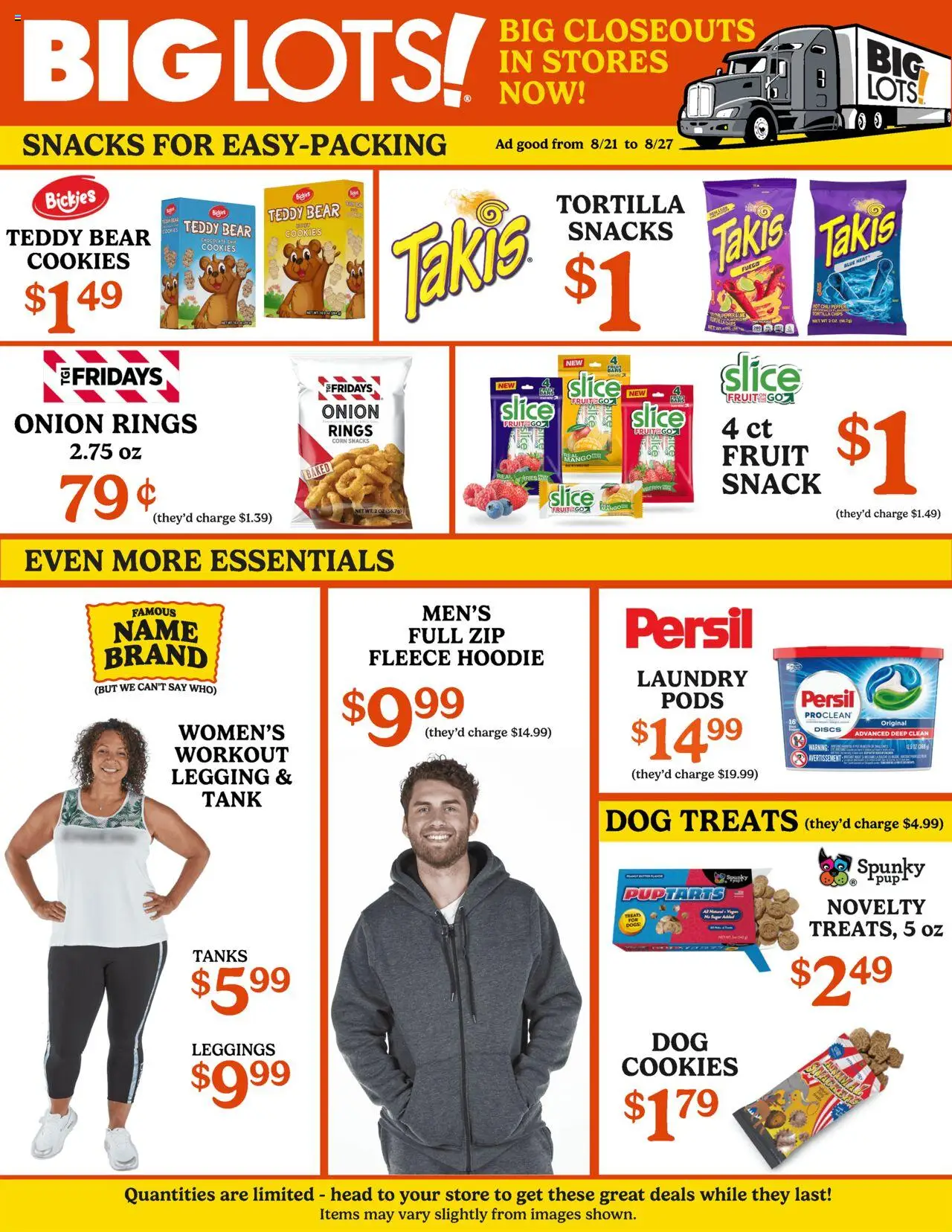 Big Lots Weekly Ad - valid from 21.08.2025 | Page: 3 | Products: Corn, Dog Treats, Chocolate, Onion