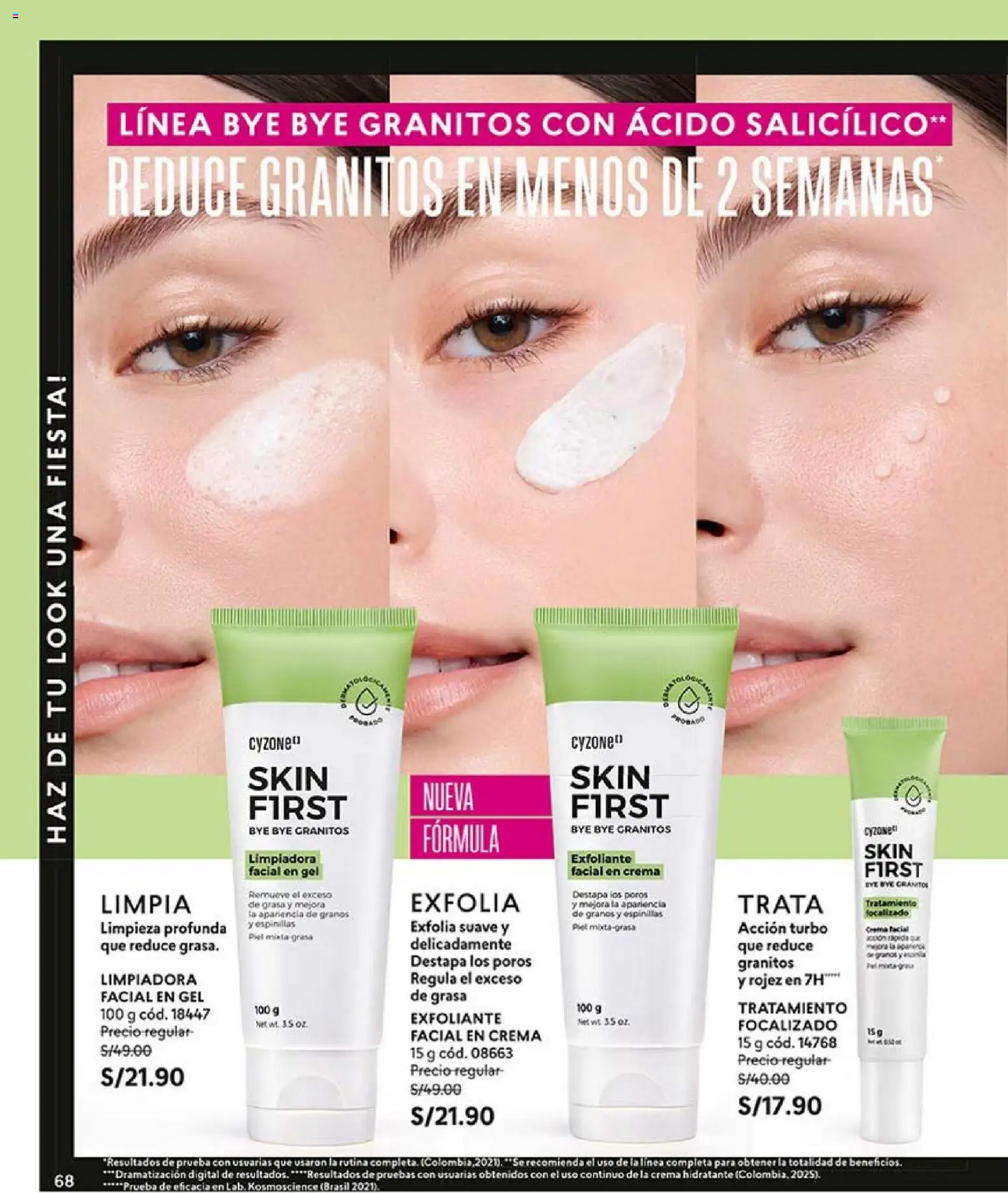 Catálogo CyZone válido desde 31.01.2026 | Página: 68 | Productos: Exfoliante, Crema