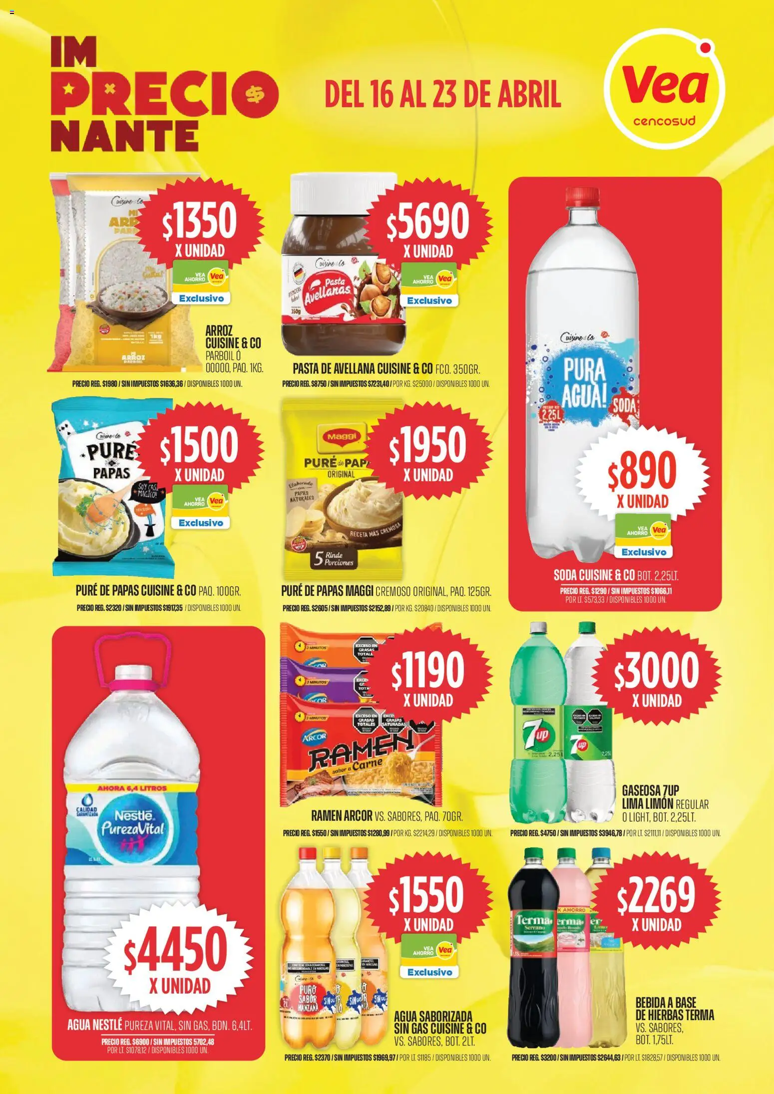 Vea ofertas │ válido desde el 16.04.2026 | Página: 4 | Productos: Soda, Lima, Limón, Arroz
