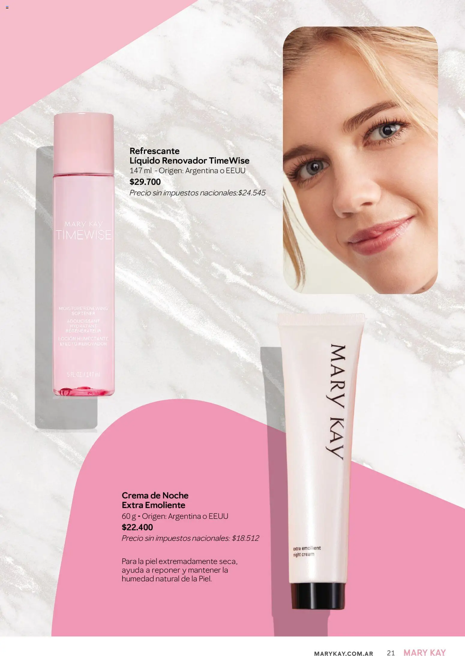 Mary Kay catálogo │ válido desde el 01.03.2026 | Página: 21 | Productos: Loción, Crema