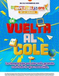 Ara - Imperdibles ara de la semana -  Vista previa de la revista de la tienda Ara valido desde el 02.01.2026