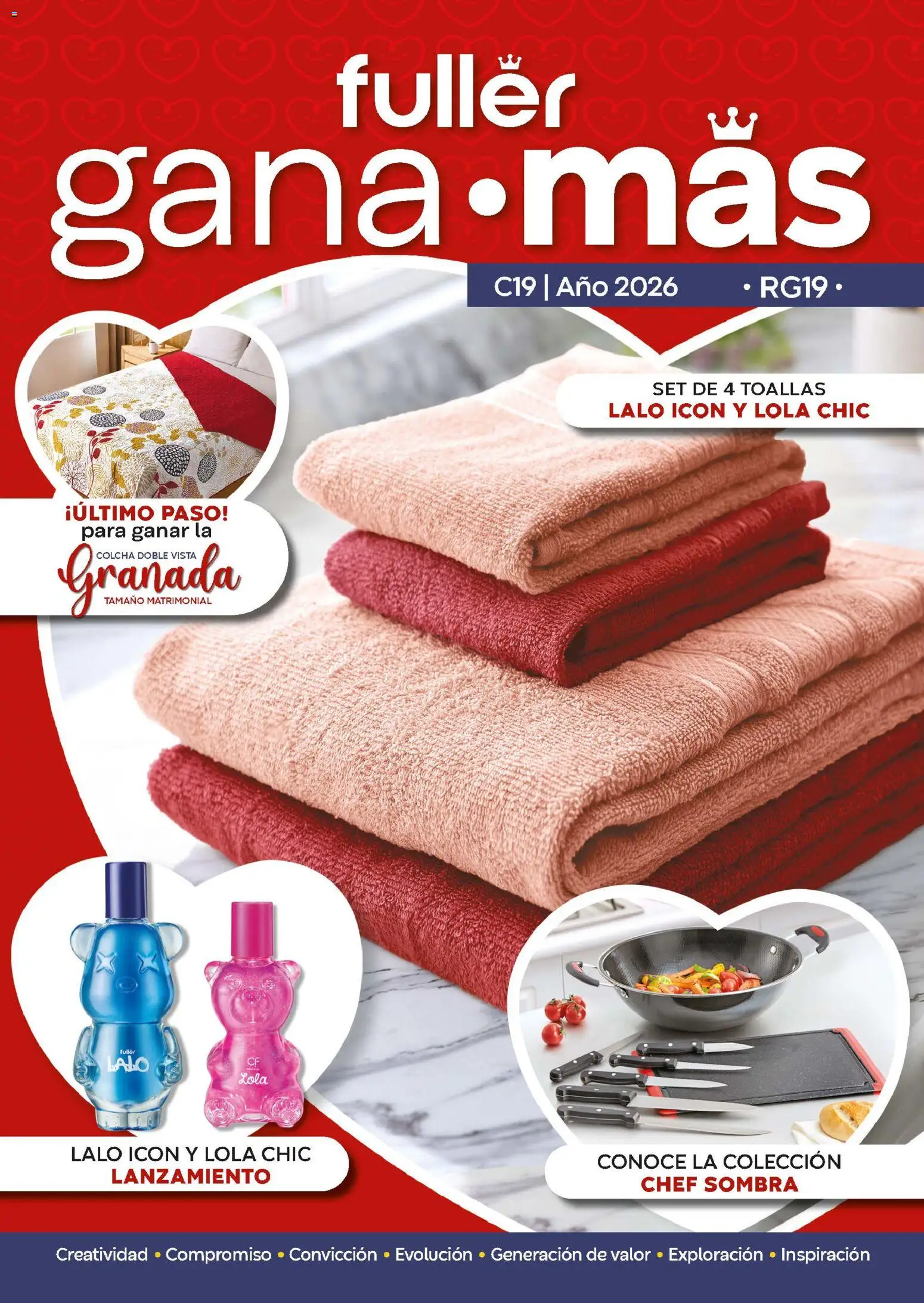 Nuevas ofertas de Fuller válidas en toda la República Mexicana desde el 24.12.2025. ¡Encuentra las mejores ofertas en Fuller Revista Gana Más C19! | Página: 1 | Productos: Sombra, Toallas
