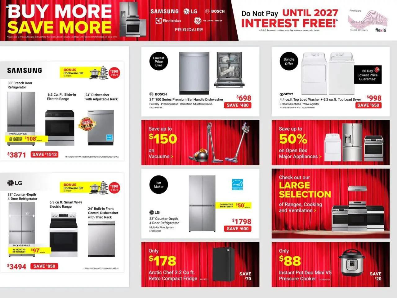 Visions flyer valid from 10.10.2025 | Page: 9 | Products: Refrigerator, Dryer, Dishwasher, Box
