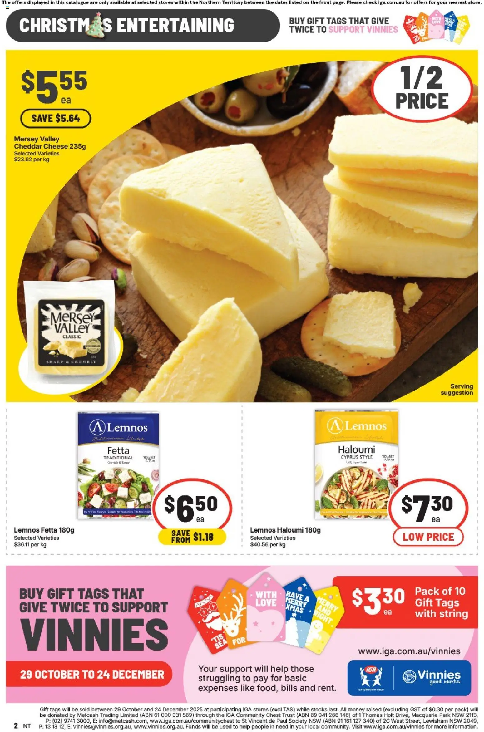 IGA catalogue - valid from 12.11.2025 | Page: 3 | Products: Cheese