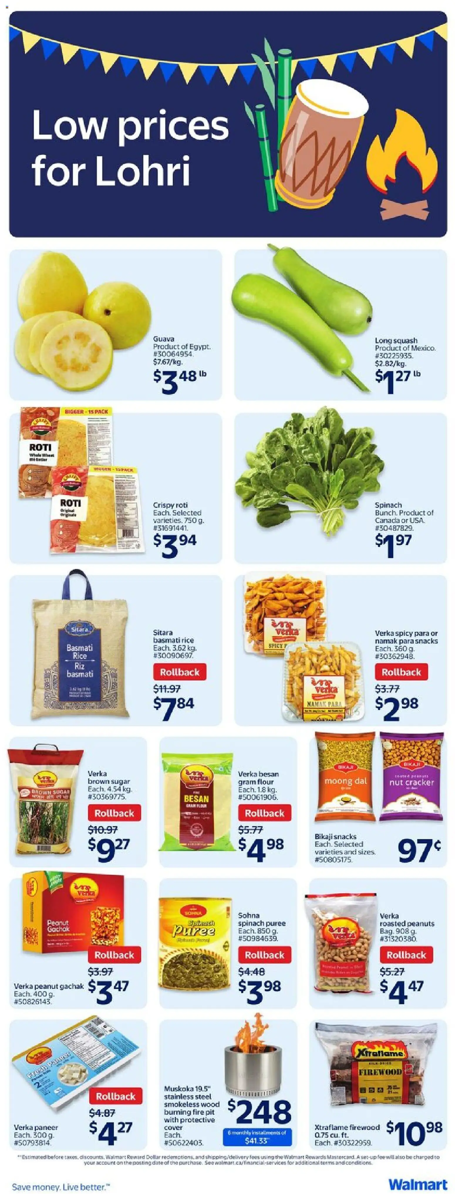 Walmart flyer valid from 01.01.2026 | Page: 9 | Products: Rice