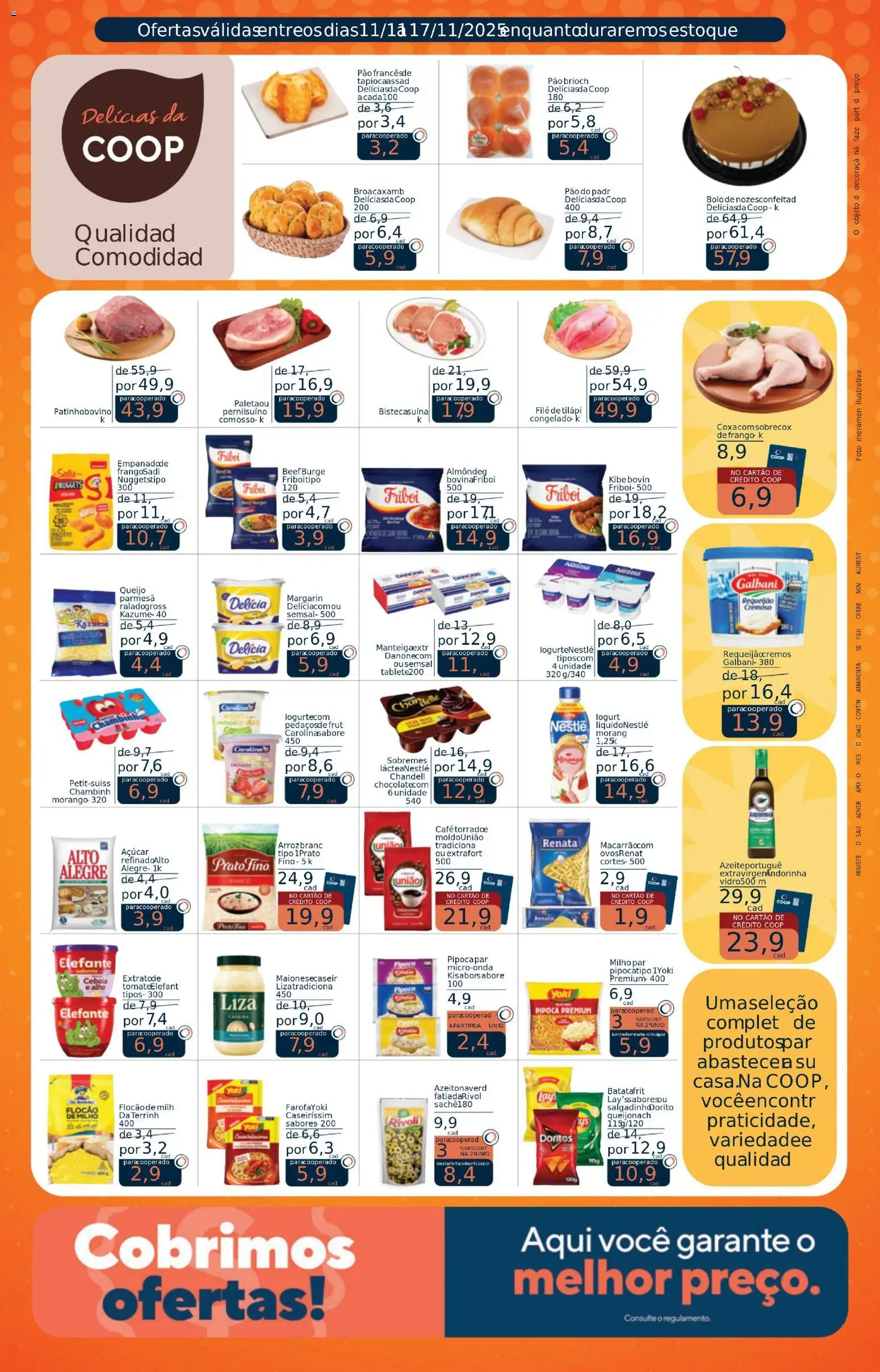 Coop Folheto - válido de 11.11.2025 | Página: 2 | Produtos: Queijo, Bolo, Câmera, Pipoca