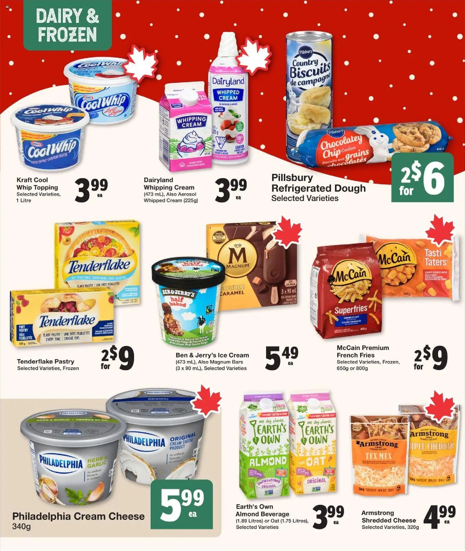 Quality Foods flyer valid from 18.12.2025 | Page: 9 | Products: Cream, Ice cream, Cheese, Chocolate