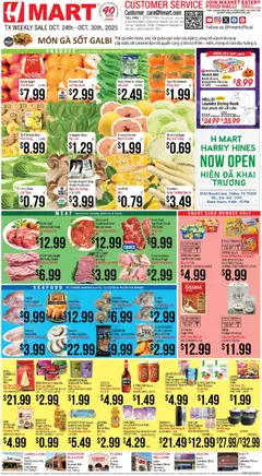Preview of Hmart weekly ads valid from 24.10.2025
