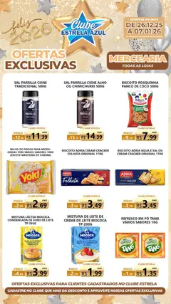 Estrela Azul - Ofertas Clube Mercearia - Pré-Visualização do folheto da loja Estrela Azul, válido de 26.12.2025