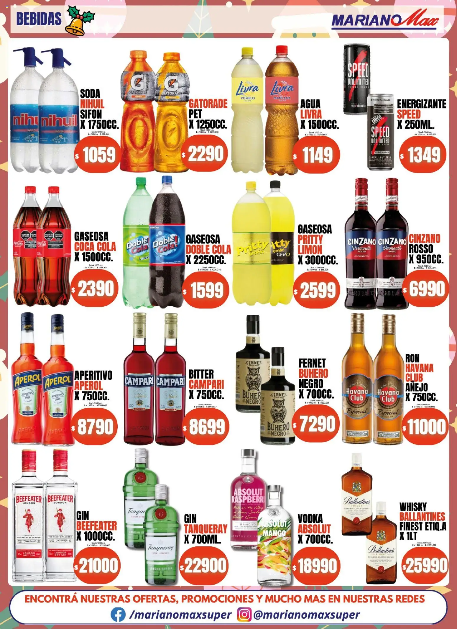Mariano Max - Catálogo │ válido desde el 15.12.2025 | Página: 9 | Productos: Vodka, Soda, Manzana, Mango