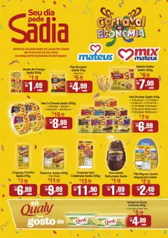 Mateus - Ofertas Exclusivo Sadia e Perdigão - Pré-Visualização do folheto da loja Mateus, válido de 13.02.2026 | Página: 1