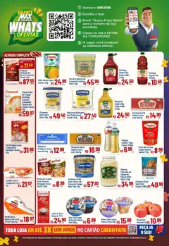 Max Atacadista - Folheto - Pré-Visualização do folheto da loja Max Atacadista, válido de 15.12.2025 | Página: 2 | Produtos: Pupunha, Molho de tomate, Baixo, Balde