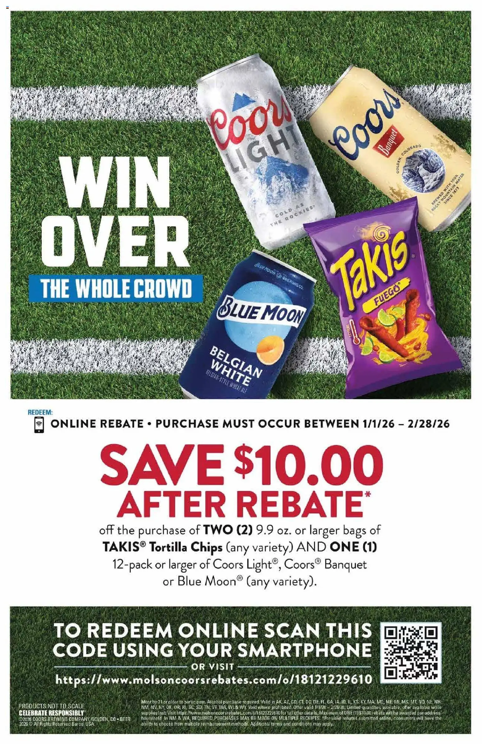 Festival Foods Weekly Ad - valid from 28.01.2026 | Page: 10 | Products: Beer, Chips, Water, Smartphone