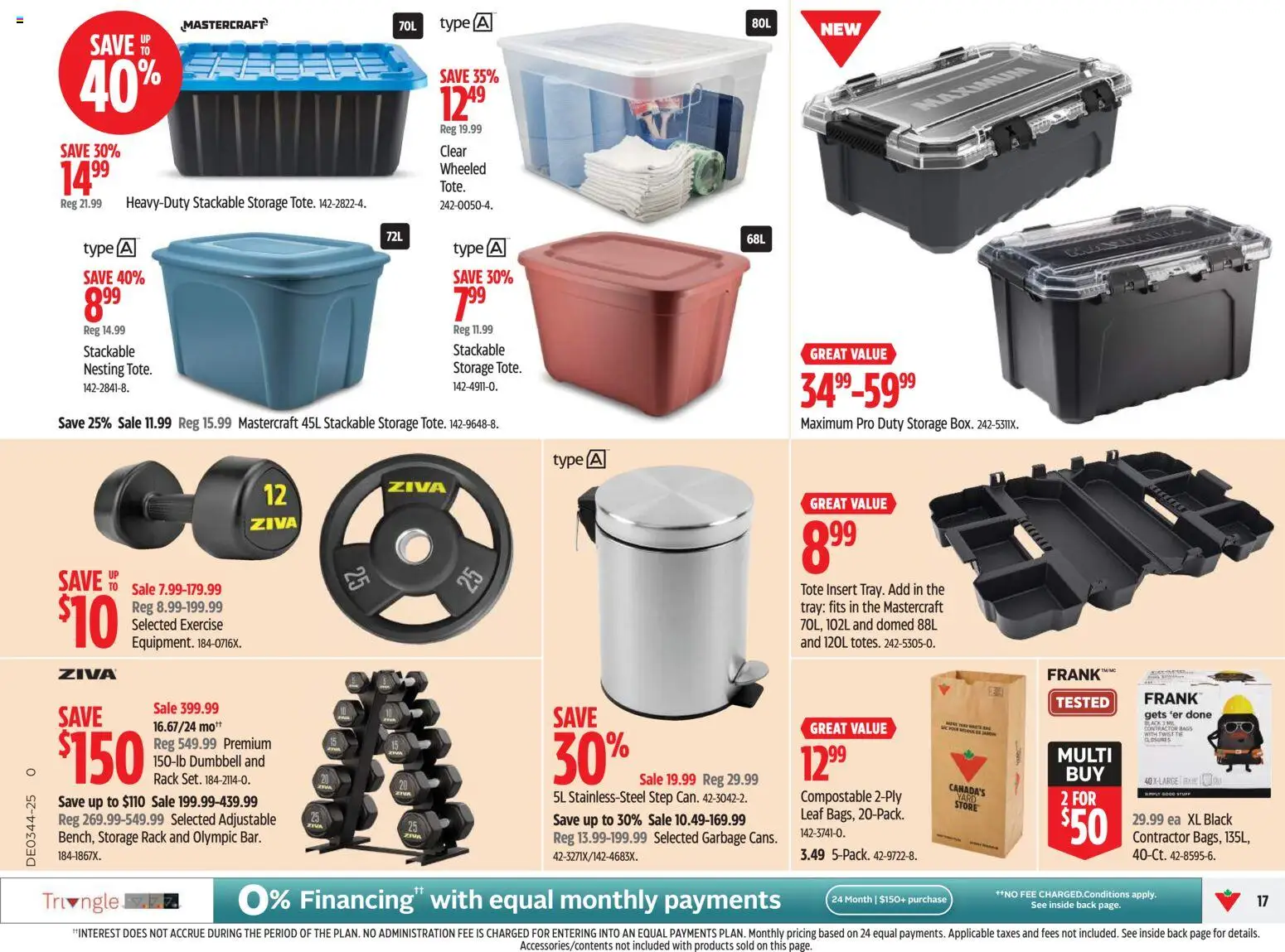 Canadian Tire flyer valid from 23.10.2025 | Page: 17