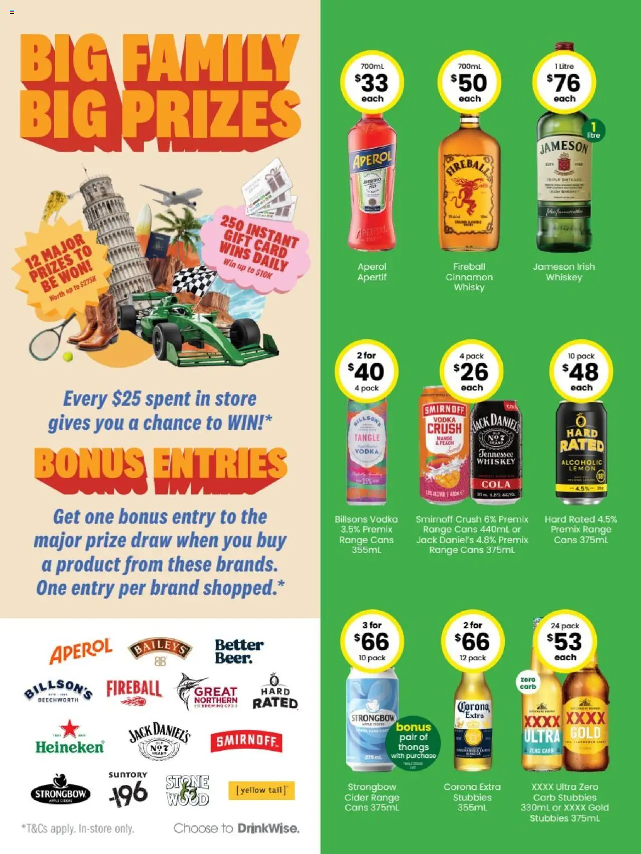 The Bottle-O catalogue - valid from 13.10.2025 | Page: 2 | Products: Whiskey, Mango, Peach, Thongs