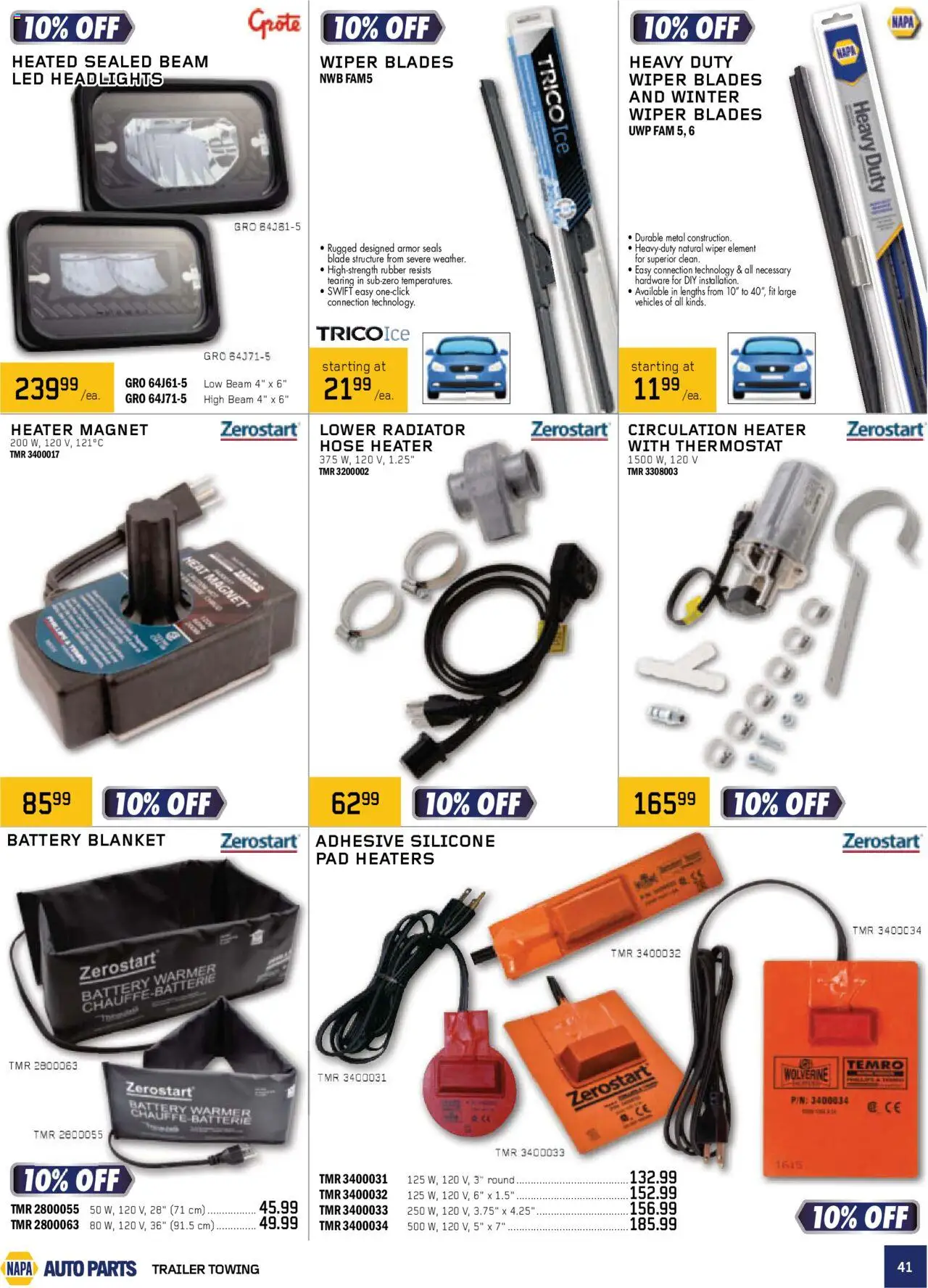 NAPA Auto Parts flyer valid from 01.10.2025 | Page: 41
