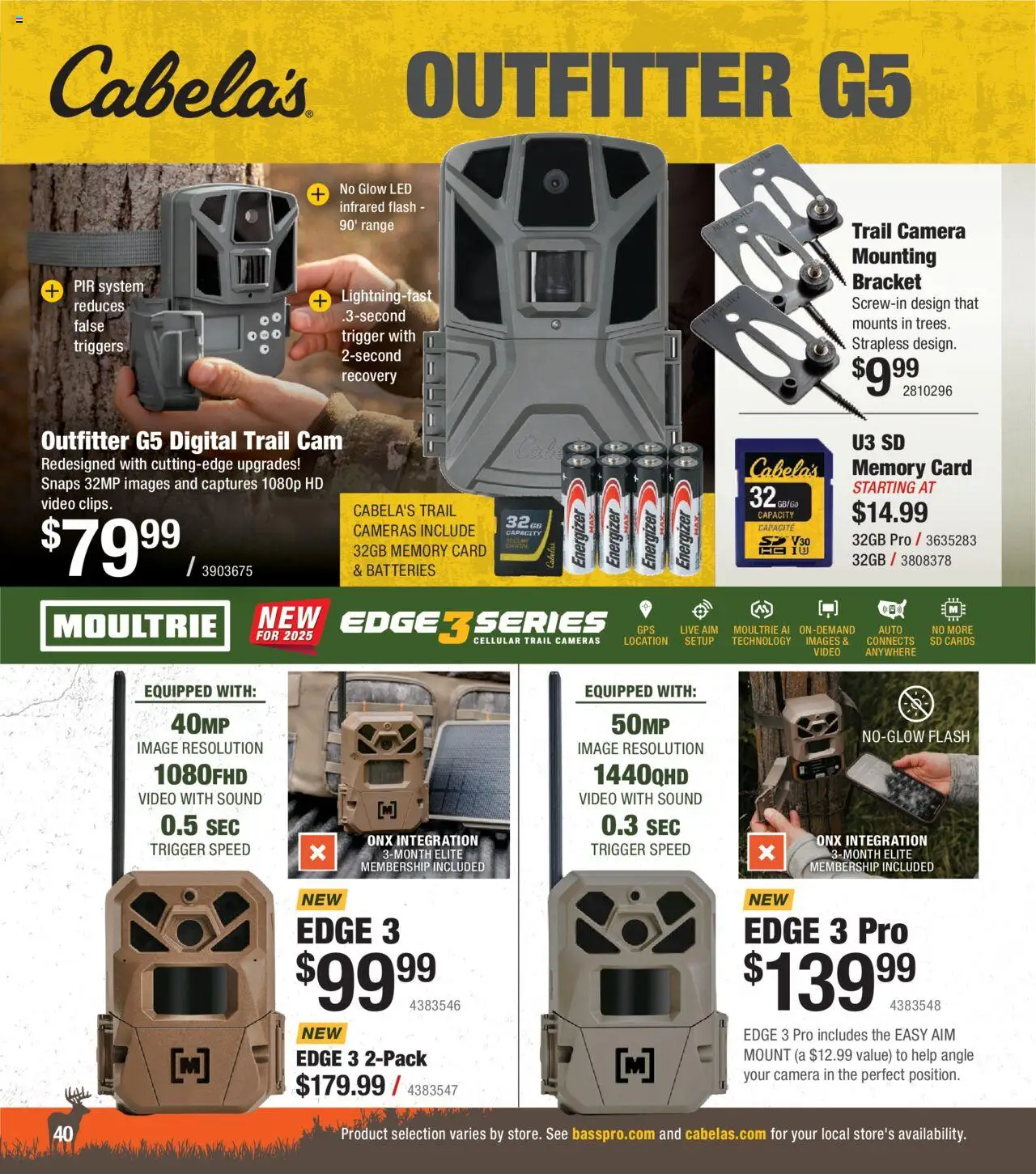 Cabela's Deer Hunting 25 - valid from 01.10.2025 | Page: 40 | Products: Video, Camera, Cable, Trail Camera