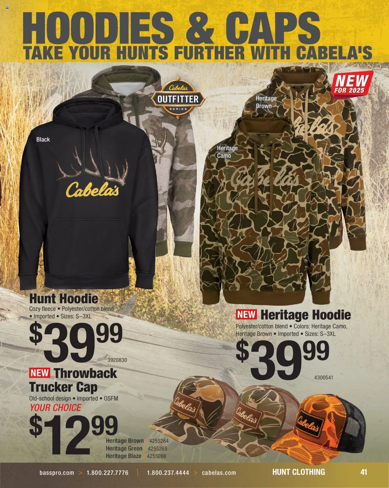 Cabela's Hunting Master 25 - valid from 11.08.2025 | Page: 41 | Products: Hoodie, Cap
