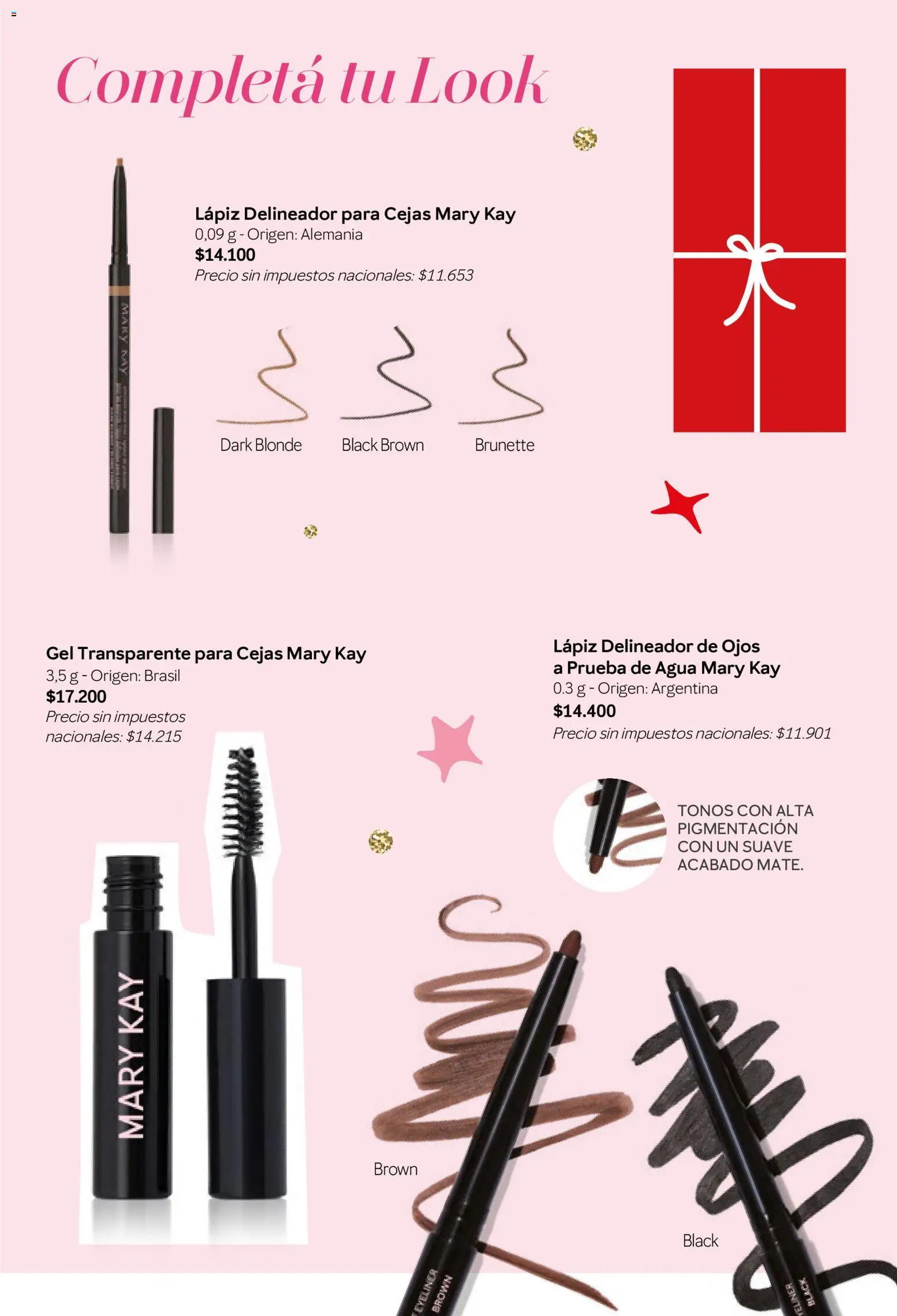 Mary Kay catálogo │ válido desde el 01.11.2025 | Página: 24 | Productos: Delineador de ojos, Delineador, Agua