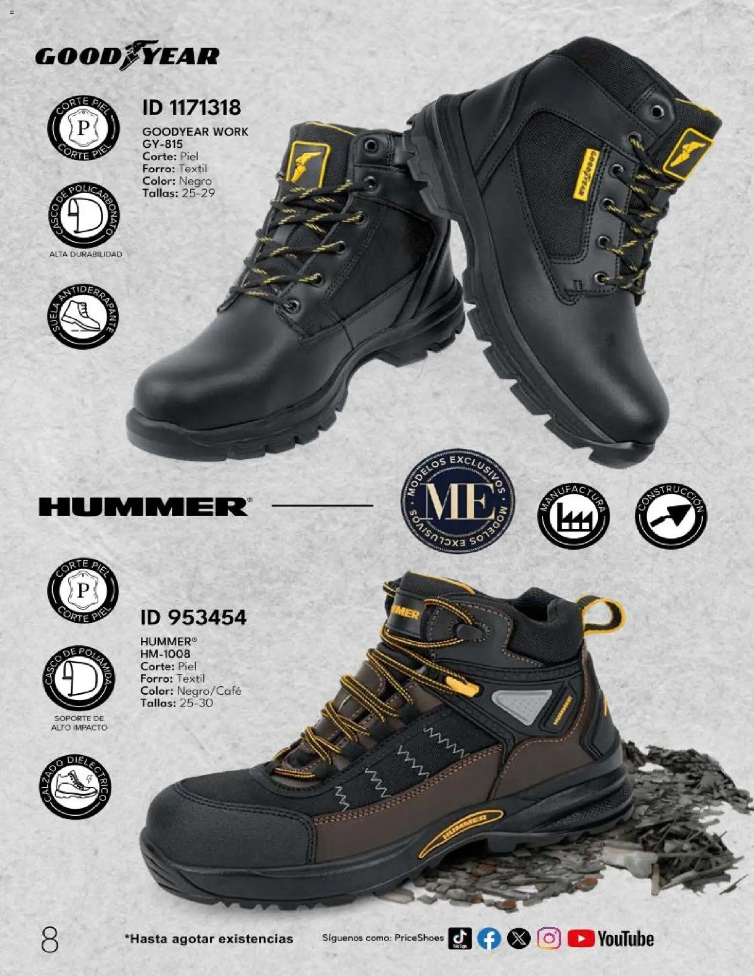 Nuevas ofertas de Price Shoes válidas en toda la República Mexicana desde el 30.12.2025. ¡Encuentra las mejores ofertas en Price Shoes catálogo Trabajo y Servicio! | Página: 8 | Productos: Té