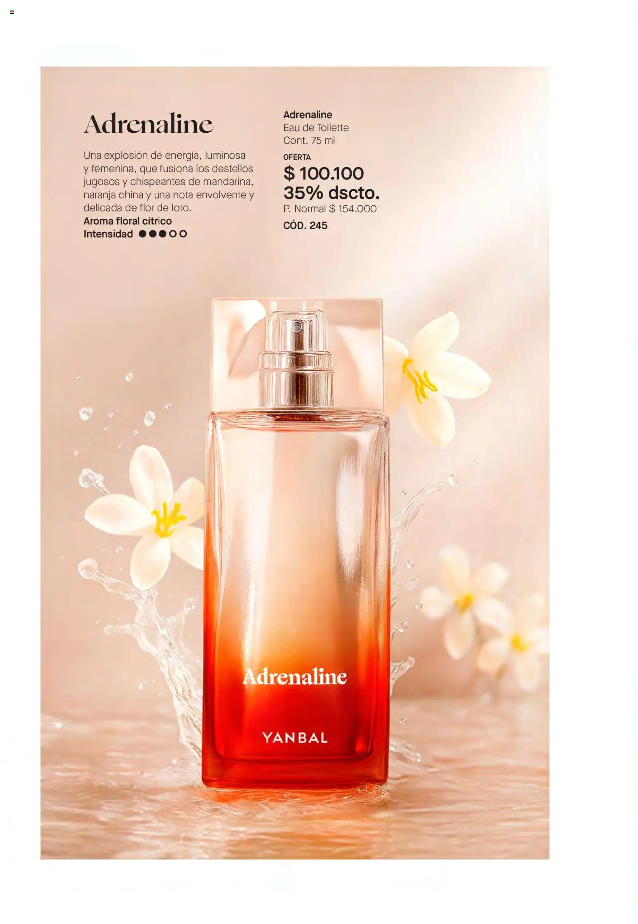 Yanbal revista - valida desde el 11.10.2025 | Página: 42 | Productos: Tobillera, Eau de toilette