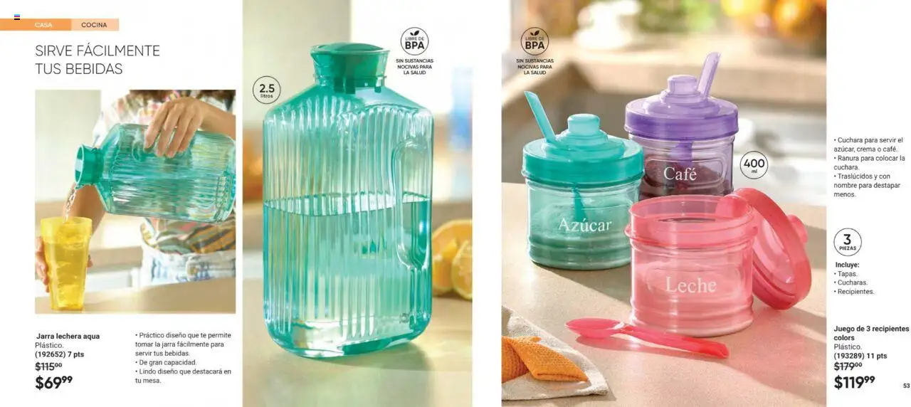 Nuevas ofertas de AVON válidas en toda la República Mexicana desde el 11.07.2025. ¡Encuentra las mejores ofertas en AVON casa & Estilo 11 2025! | Página: 27 | Productos: Cocina, Cuchara, Té, Jarra