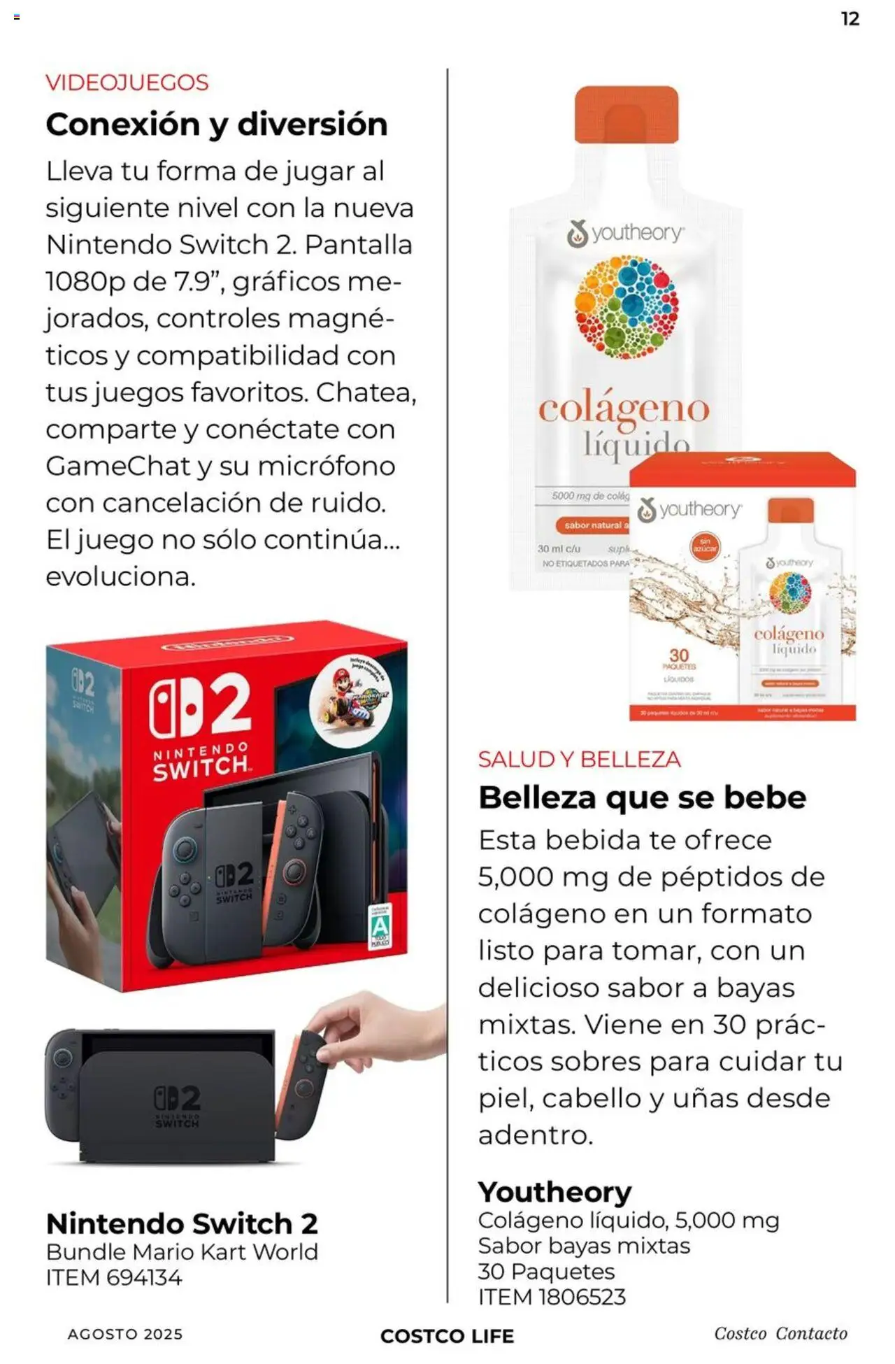 Nuevas ofertas de Costco válidas en toda la República Mexicana desde el 07.08.2025. ¡Encuentra las mejores ofertas en Costco - Catálogo Agosto! | Página: 12 | Productos: Juego, Micrófono, Té