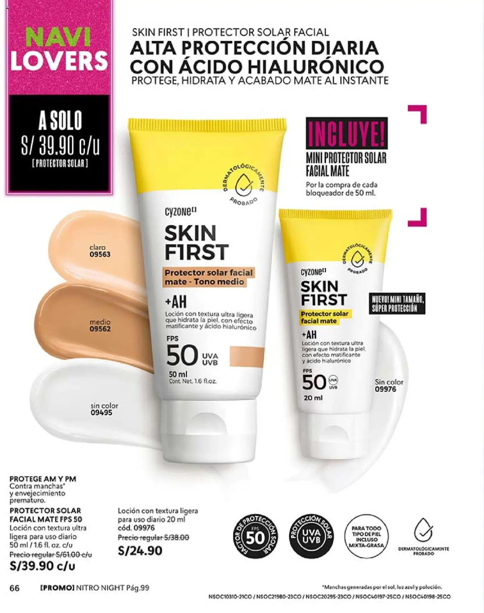 Catálogo CyZone válido desde 14.11.2025 | Página: 78 | Productos: Protector solar