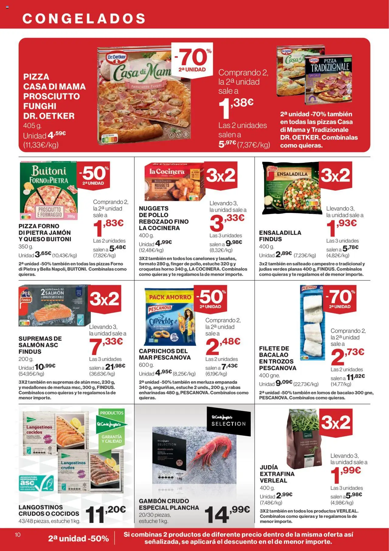 Nuevas ofertas de El Corte Inglés válidas en toda la República Mexicana desde el 14.08.2025. ¡Encuentra las mejores ofertas en El Corte Inglés - Catálogo Nuestros Mejores Precios! | Página: 10 | Productos: Pollo, Atún, Horno, Estuche