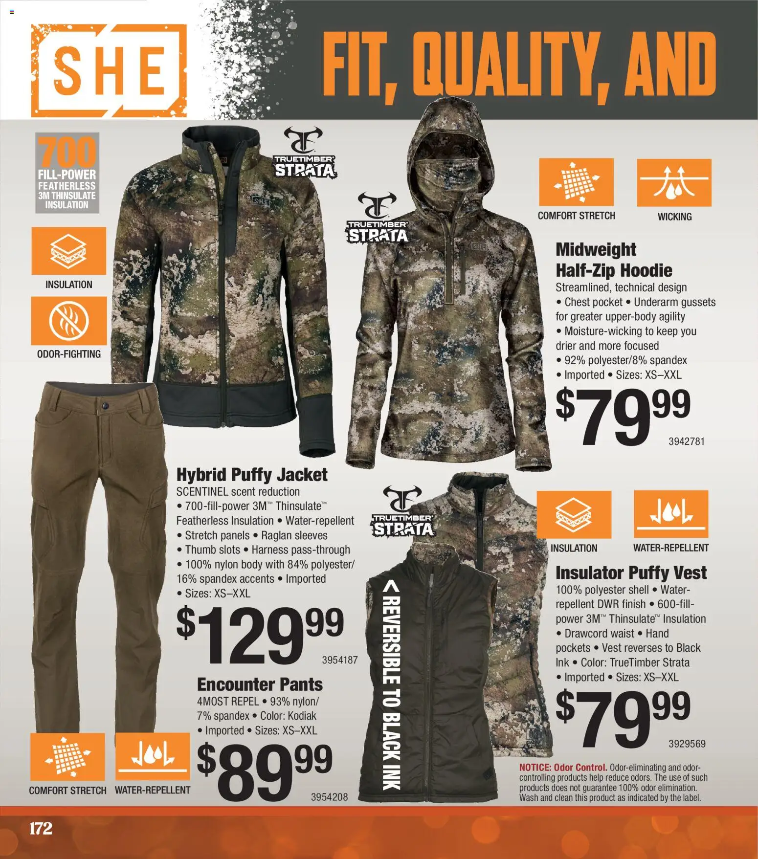 Cabela's Christmas Gift Guide 25 - valid from 01.11.2025 | Page: 172 | Products: Ink, Hoodie, Jacket, Pants