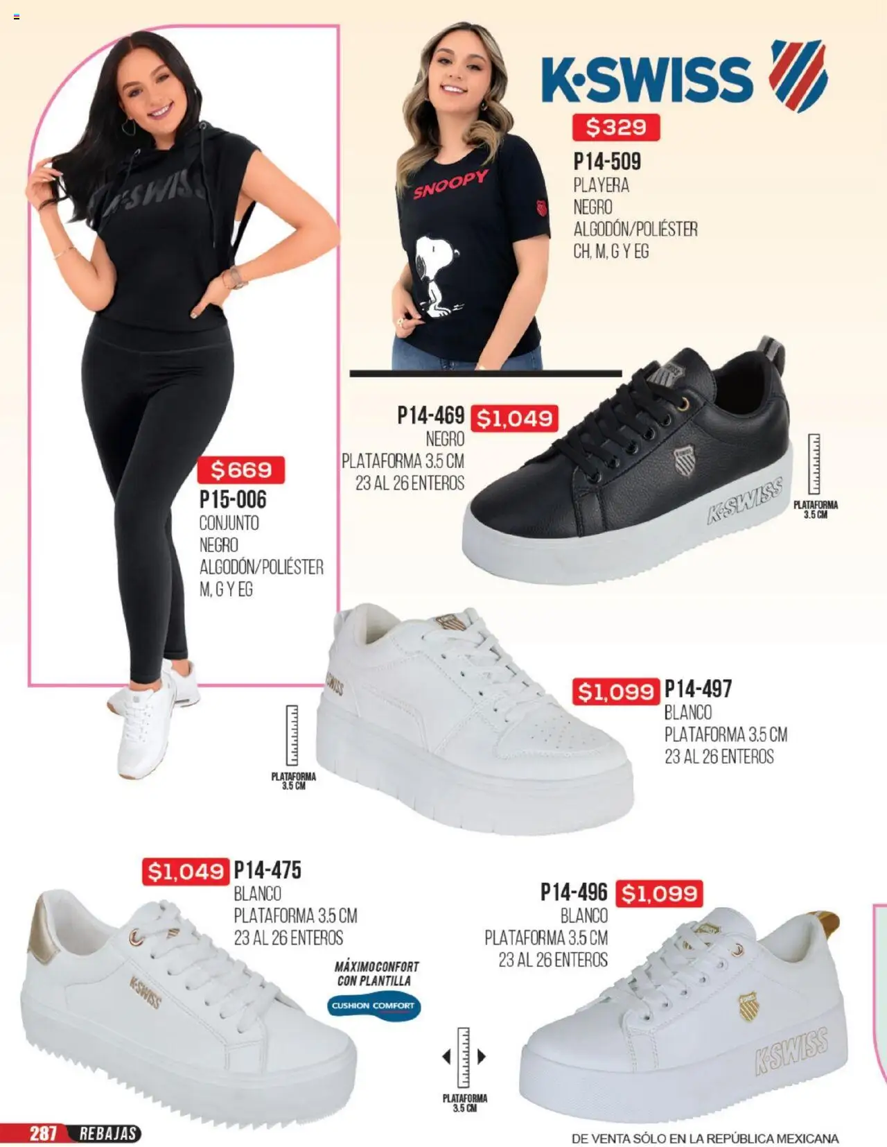 Nuevas ofertas de Cklass válidas en toda la República Mexicana desde el 23.06.2025. ¡Encuentra las mejores ofertas en Cklass catálogo Rebajas Sobre Calzado! | Página: 288 | Productos: Playera, Conjunto